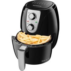 Fritadeira Elétrica sem Óleo Air Fryer Mondial AF-34  3,2L 1270W Preta - 127v