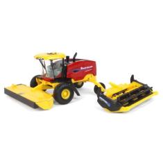 Miniatura colheitadeira new holland plus self-propelled 1/64, Vermelho