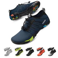 SIMARI Sapatos aquáticos para mulheres e homens – Meias aquáticas de secagem rápida | Sapatos de natação leves para surfe, natação, esportes de praia, caiaque, mergulho | Design antiderrapante,