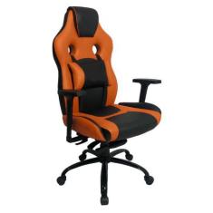 Cadeira Gamer com Almofada Linha Gamer Racing Laranja - Design Office 