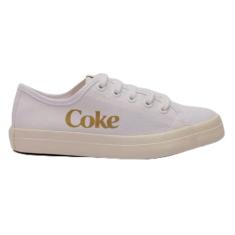 Tênis Coca Cola Newpoart Canvas Feminino Branco