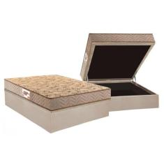 Conjunto Box Baú Casal: Colchão Espuma Paropas Compact AG 65 / D28 Roy