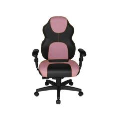 Cadeira Gamer Diretor Linha Gamer Racing Rosa - Design Office Móveis