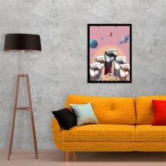 Quadro Decorativo Força do Universo 45x34cm - Quadros On-line, A3 (45 