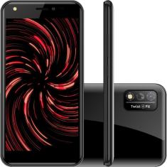 Smartphone Positivo Twist 4 Fit 32GB Dual Chip Android 10 Tela 5" Quad-Core 1,3 GHz 3G 8MP - Black Piano