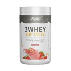 3 Whey Top Taste 900g Sabor Morango Bodyaction