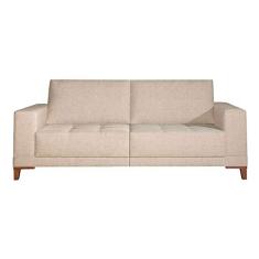 Sofá Plus Volga 4 Lugares Linho Bege 280 cm
