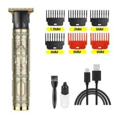 Aparador De Pelo Kemei Km-1974A Dourado 110V/240V - Vital Decor