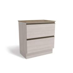 Balcão De Cozinha Maxxi G755 P/ Cooktop 80cm Branco/nogal - Kappesberg