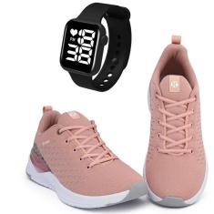 Kit Tênis Esportivo It Shoes Feminino + Relógio Digital-Feminino