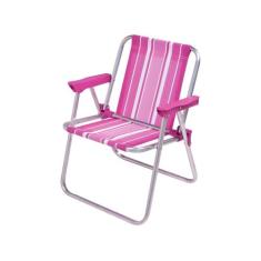 Cadeira Infantil Alta Alumínio Rosa - Mor, Rosa