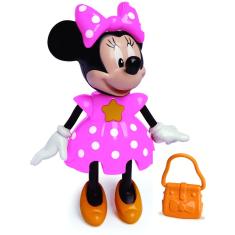 Boneca Minnie Mouse Rosa Conta História Musical - Disney