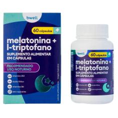 Suplemento Alimentar bwell Melatonina + L-Triptofano 60 cápsulas 60 Cápsulas