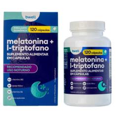 Suplemento Alimentar bwell Melatonina + L-Triptofano 120 cápsulas 120 Cápsulas