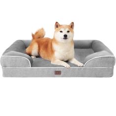 Cama ortopédica para cães EHEYCIGA Memory Foam impermeável grande