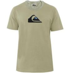 Camiseta Quiksilver Comp Logo Colors Areia-Unissex