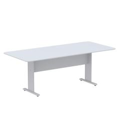 Mesa Reuniao Maxxi 75X200x94 Retangular Cinza - Pandin