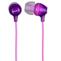 Fone de ouvido Sony MDR-EX15LP Roxo
