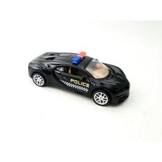 Carro de Polícia Miniatura - Escala 1/32 - Carro de Polícia - TOYKING,