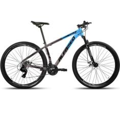 Bicicleta Aro 29 Alfameq Half Freio A Disco Bike 24 Marchas, Azul, Cin