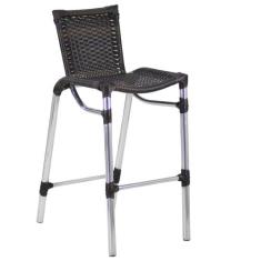 Banqueta Alumínio Fortaleza Alta Para Balcão Cozinha Bar Trama Origina