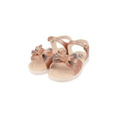 Sandália Papete Infantil Menina Laço Duplo Cobre - Raniel Calçados, 20