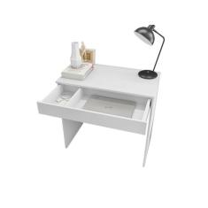 Mesa Para Escritório Computador/ Notebook Alexa Branco - AJL Móveis