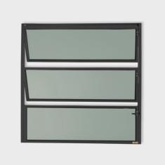 Janela de Alumínio Basculante 60x80cm Vidro Mini Boreal Master Brimak