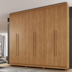 Guarda Roupa Casal 6 Portas com Pés New Master Benetil