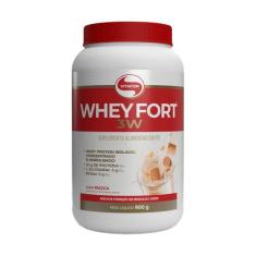 Whey Fort 3W Sabor Paçoca 900g Vitafor