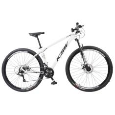 Bicicleta Aro 29 KSW 24v Freio A Disco Câmbios Index - Branco 21