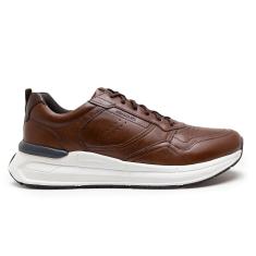 Tenis Democrata Denim Brad Ultra Light Couro 527101-Masculino