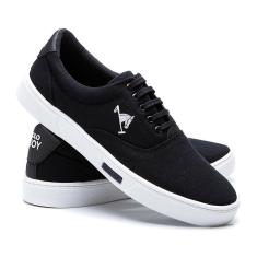 Tênis Sapatênis Masculino Polo Joy Casual Em Lona-Masculino