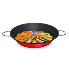 Paellera L 42 Vermelha Dona Chefa Vermelha Pequeno