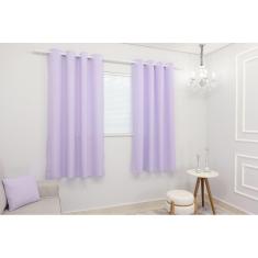 Cortina Lilás Sala Quarto 300x180 Para Varão - Fabritex