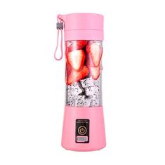 Mini Liquidificador Portátil Shake Take Cup Usb Recarregável Cor:Rosa