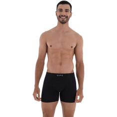 Cueca Boxer Micromodal Sem Costura Adulto Ajustável ao Corpo Lupo