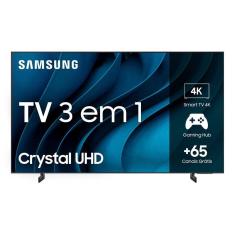 Smart TV Samsung 70&quot; Crystal UHD 4K 70CU8000 Painel Dynamic Crystal Color, Samsung Gaming Hub, Design AirSlim, Alexa built in
