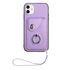 Capa compatível com iPhone 11, capa carteira com suporte para cartão, capa de couro com cartões solts (8 cartões), anel de rotação de 360°, capa à prova de choque para Apple iPhone 11 6,1 polegadas