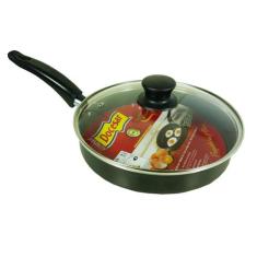 Frigideira Para 3 Ovos Tampa De Vidro Antiaderente Docesar