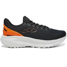 Tênis Olympikus Triunfo 3 Masculino - Preto e Laranja