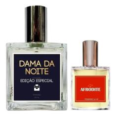 Perfume Feminino Dama Da Noite 100Ml + Afrodite 30Ml - Essência Do Bra