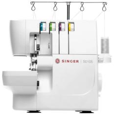 Máquina De Costura Overloque Singer 6 Pontos S0105 Branco 220v