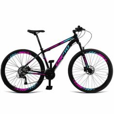 Bicicleta Aro 29 Cripto 27v Shimano Fr. Hidraulico Trava/k7, 15", Pret