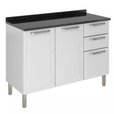  Balcão Tarsila Itatiaia 3 Portas e 2 Gavetas IG3G2-120 - Branco