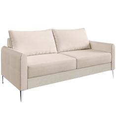 Conjunto Davos 2 Sofás de 2 Assentos Sofá Go - Off White