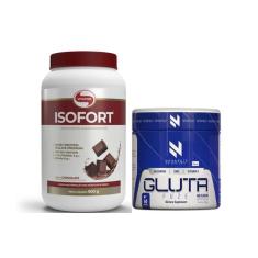 Combo Isofort 900G + Gluta Fuze 300G - Vitafor / Nitra Fuze
