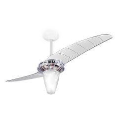 Ventilador De Teto Spirit 201 Cristal Lustre Cônico 127V