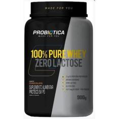 100% Pure Whey Zero Lactose (900G) Probiótica - Chocolate