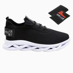 Tênis Masculino Esporte Cardaço Corrida Academia Dia a Dia + Carteira-Masculino